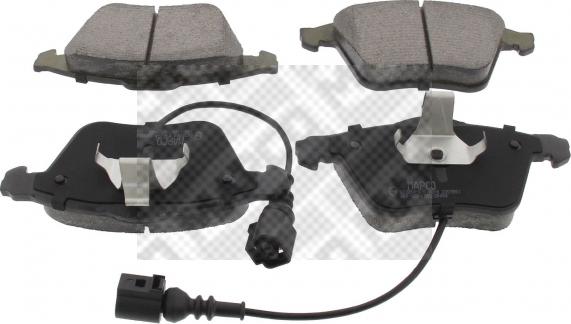 Mapco 6632HPS - Brake Pad Set, disc brake autospares.lv