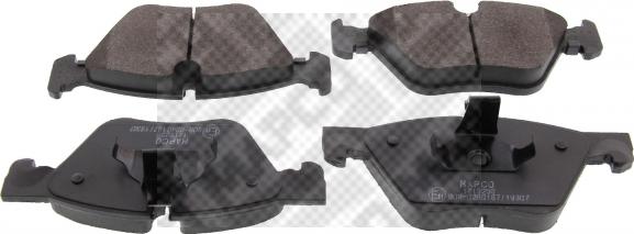 Mapco 6627 - Brake Pad Set, disc brake autospares.lv