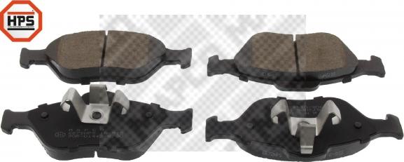 Mapco 6672HPS - Brake Pad Set, disc brake autospares.lv