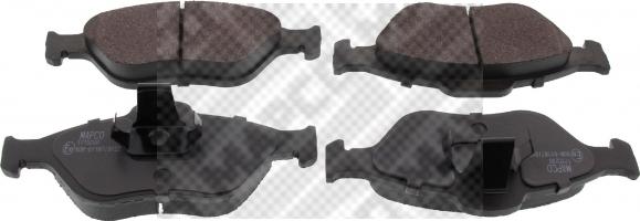 Mapco 6672 - Brake Pad Set, disc brake autospares.lv