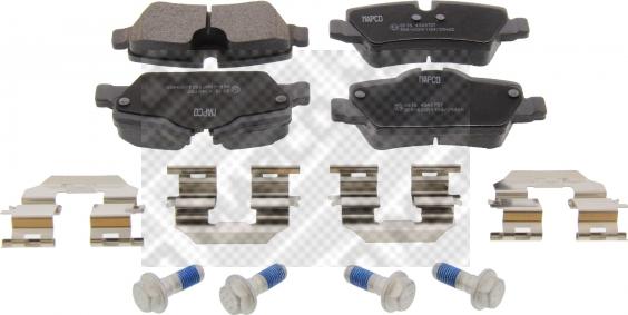 Mapco 6018 - Brake Pad Set, disc brake autospares.lv