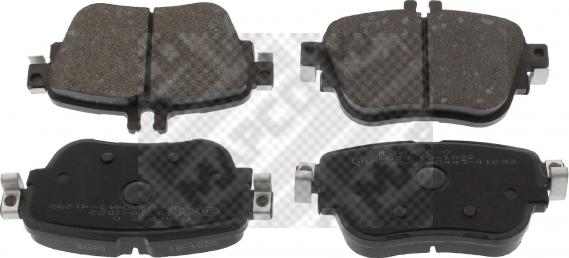 Mapco 6039 - Brake Pad Set, disc brake autospares.lv