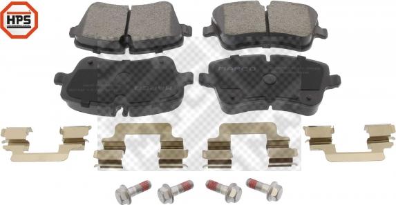 Mapco 6034HPS - Brake Pad Set, disc brake autospares.lv