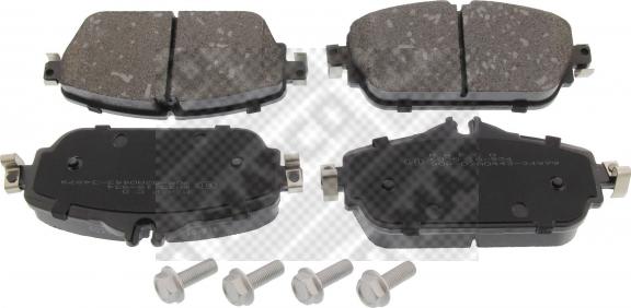 Mapco 6035 - Brake Pad Set, disc brake autospares.lv