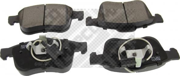 Mapco 6024 - Brake Pad Set, disc brake autospares.lv