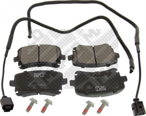 Mapco 6073 - Brake Pad Set, disc brake autospares.lv