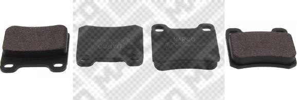 Mapco 6184 - Brake Pad Set, disc brake autospares.lv