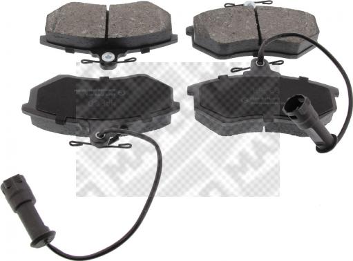 Mapco 6185 - Brake Pad Set, disc brake autospares.lv