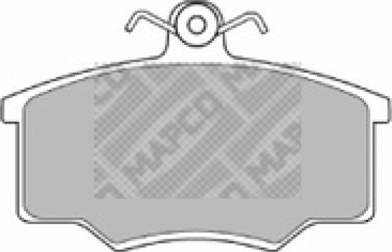 Mapco 6138/1 - Brake Pad Set, disc brake autospares.lv