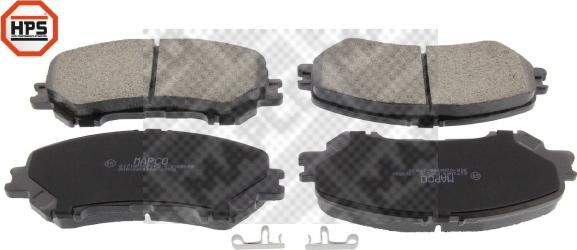 Mapco 6171HPS - Brake Pad Set, disc brake autospares.lv