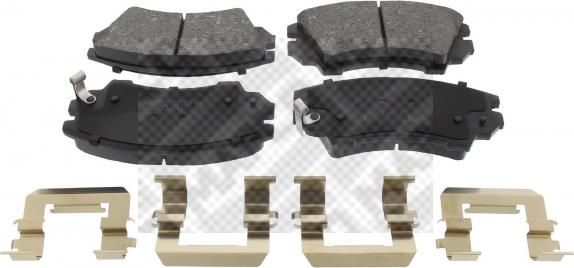 Mapco 6859 - Brake Pad Set, disc brake autospares.lv