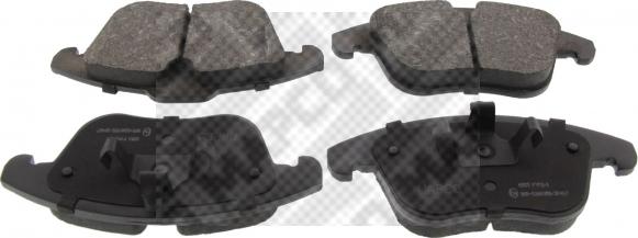 Mapco 6853 - Brake Pad Set, disc brake autospares.lv