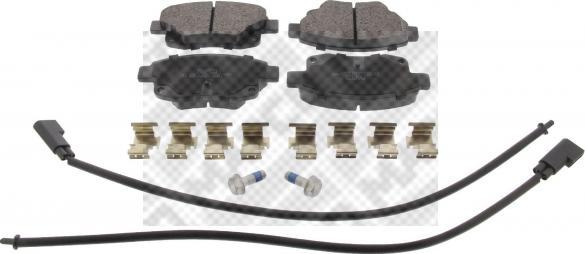 Mapco 6857/1 - Brake Pad Set, disc brake autospares.lv