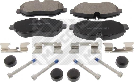 Mapco 6865 - Brake Pad Set, disc brake autospares.lv