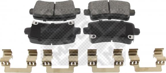 Mapco 6860/1 - Brake Pad Set, disc brake autospares.lv