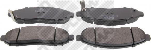 Mapco 6868 - Brake Pad Set, disc brake autospares.lv