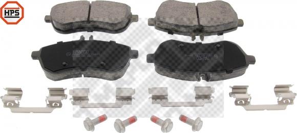 Mapco 6862HPS - Brake Pad Set, disc brake autospares.lv