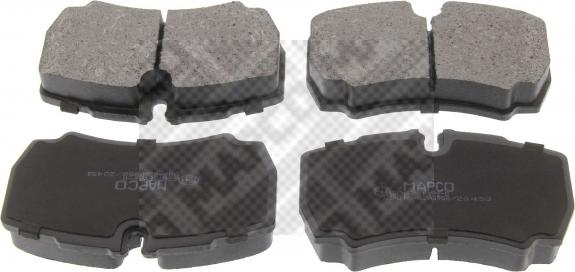 Mapco 6867 - Brake Pad Set, disc brake autospares.lv