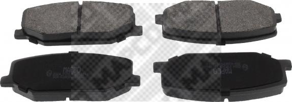 Mapco 6804 - Brake Pad Set, disc brake autospares.lv