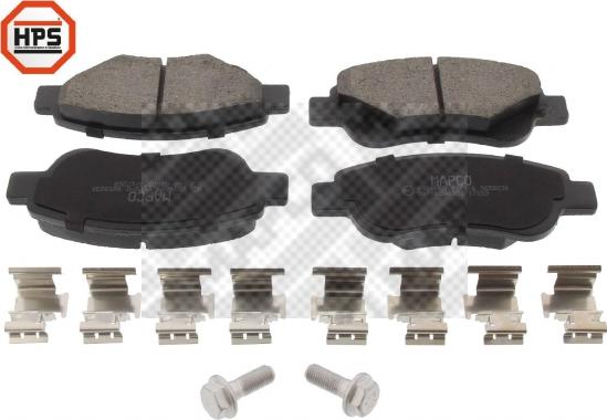 Mapco 6806HPS - Brake Pad Set, disc brake autospares.lv