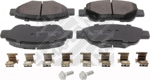 Mapco 6806 - Brake Pad Set, disc brake autospares.lv