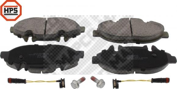 Mapco 6800HPS - Brake Pad Set, disc brake autospares.lv