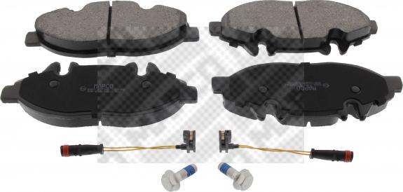 Mapco 6800 - Brake Pad Set, disc brake autospares.lv