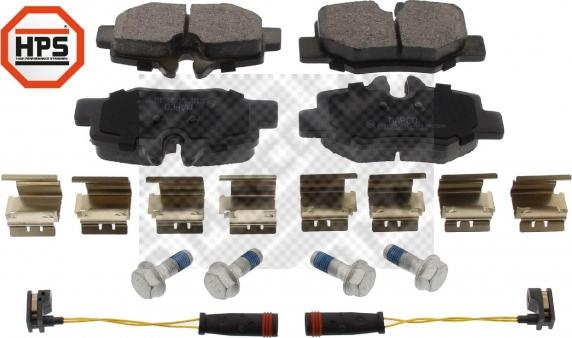 Mapco 6801HPS - Brake Pad Set, disc brake autospares.lv