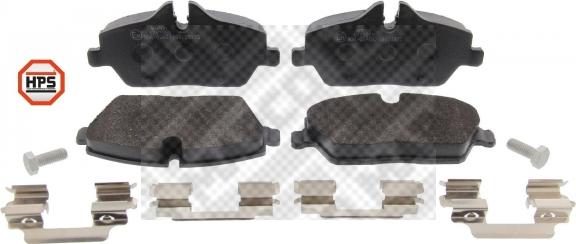 Mapco 6803HPS - Brake Pad Set, disc brake autospares.lv