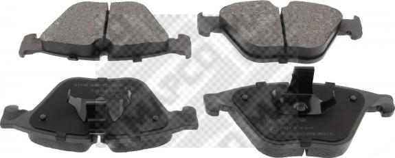 Mapco 6814 - Brake Pad Set, disc brake autospares.lv