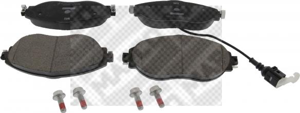 Mapco 6818 - Brake Pad Set, disc brake autospares.lv