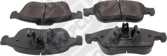 Mapco 6884 - Brake Pad Set, disc brake autospares.lv