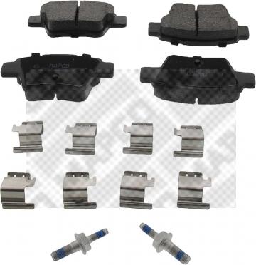 Mapco 6838/1 - Brake Pad Set, disc brake autospares.lv