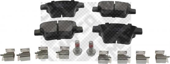 Mapco 6838 - Brake Pad Set, disc brake autospares.lv