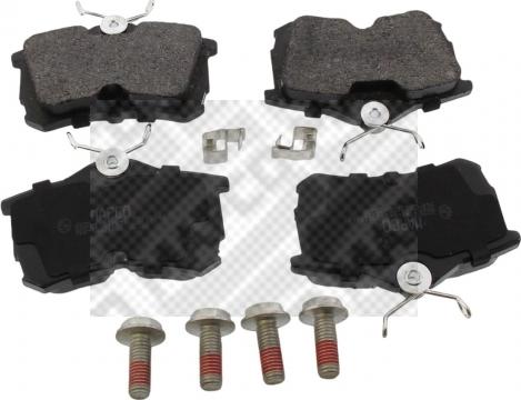 Mapco 6832 - Brake Pad Set, disc brake autospares.lv