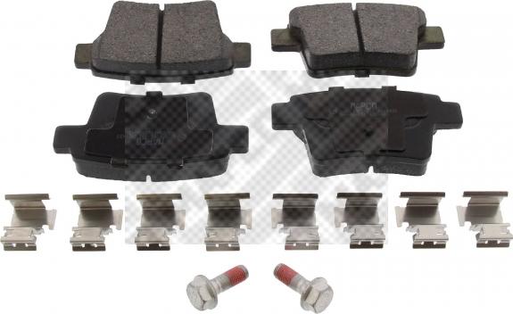 Mapco 6821 - Brake Pad Set, disc brake autospares.lv