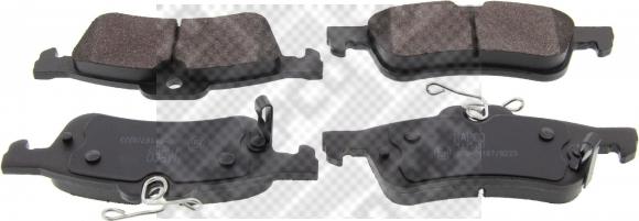 Mapco 6871 - Brake Pad Set, disc brake autospares.lv