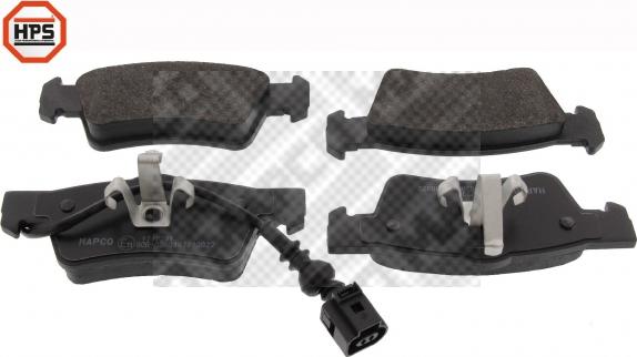 Mapco 6878HPS - Brake Pad Set, disc brake autospares.lv