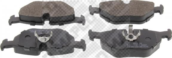 Mapco 6395 - Brake Pad Set, disc brake autospares.lv