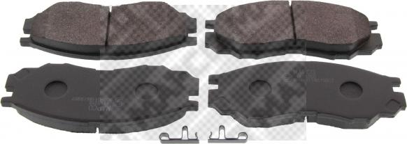 Mapco 6341 - Brake Pad Set, disc brake autospares.lv