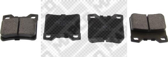 Mapco 6359 - Brake Pad Set, disc brake autospares.lv