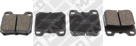 Mapco 6356 - Brake Pad Set, disc brake autospares.lv