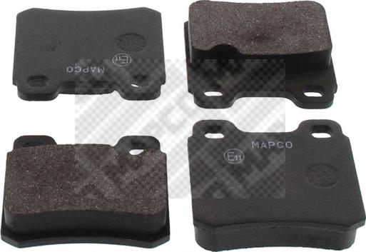 Mapco 6350 - Brake Pad Set, disc brake autospares.lv