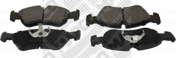 Mapco 6318 - Brake Pad Set, disc brake autospares.lv