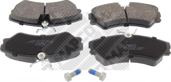 Mapco 6384 - Brake Pad Set, disc brake autospares.lv