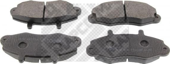 Mapco 6380/1 - Brake Pad Set, disc brake autospares.lv