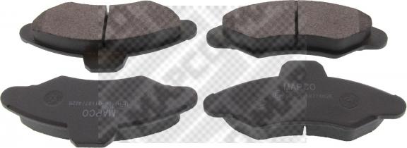 Mapco 6388 - Brake Pad Set, disc brake autospares.lv