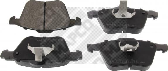 Mapco 6299 - Brake Pad Set, disc brake autospares.lv