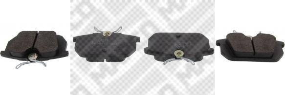 Mapco 6269 - Brake Pad Set, disc brake autospares.lv