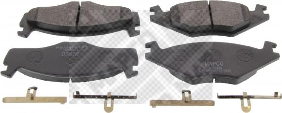 Mapco 6210 - Brake Pad Set, disc brake autospares.lv